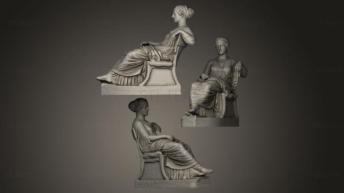 3D модель Афродита Сидящая (STL)